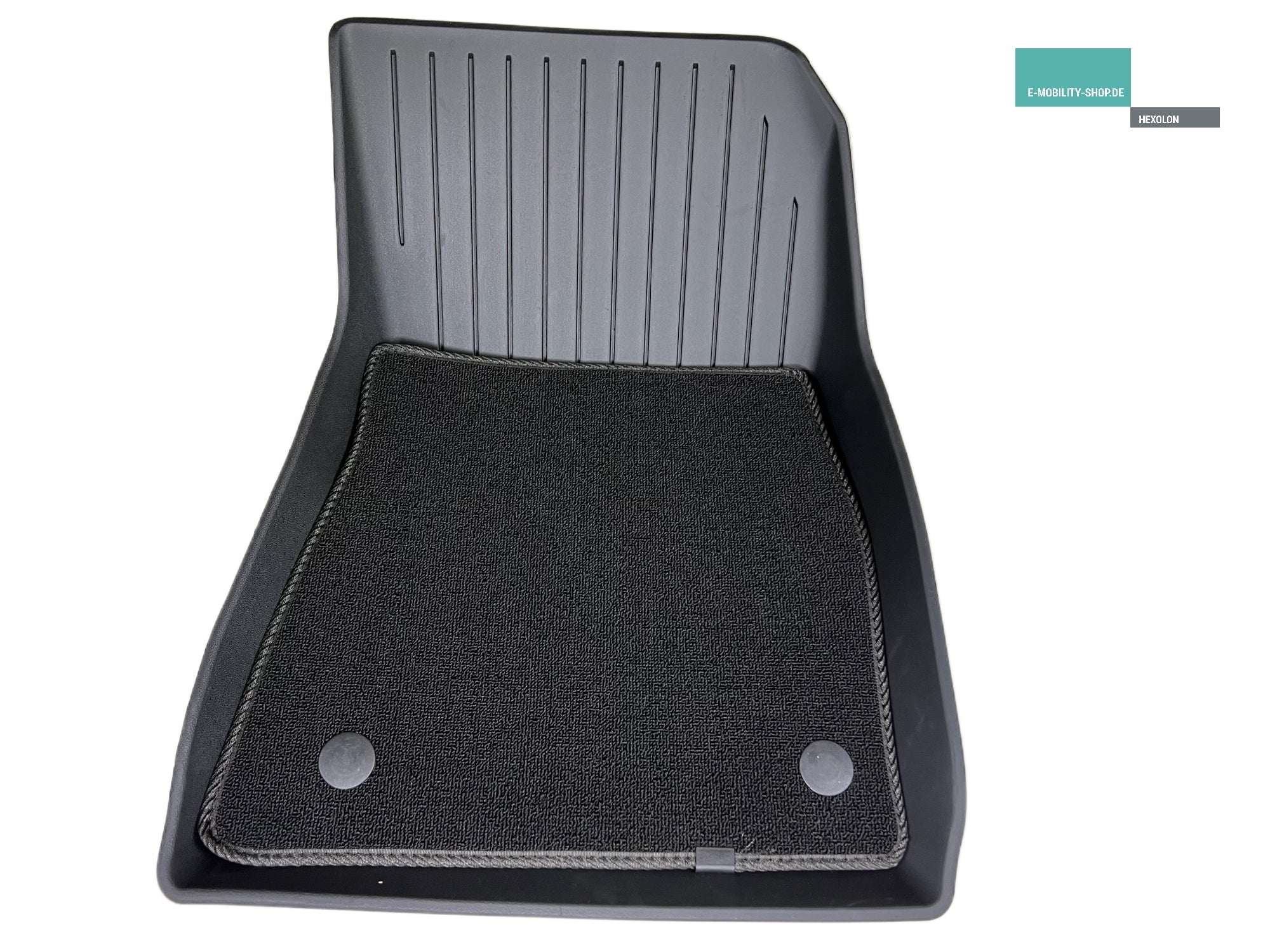Tesla Model Y luxury floor mat set, 6 pieces - rubber mat with