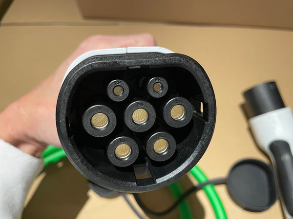 7,5 Meter Ladekabel für Elektroautos 32A 3-phasig, 22kW, Typ2/Typ2, E-Mobility Shop
