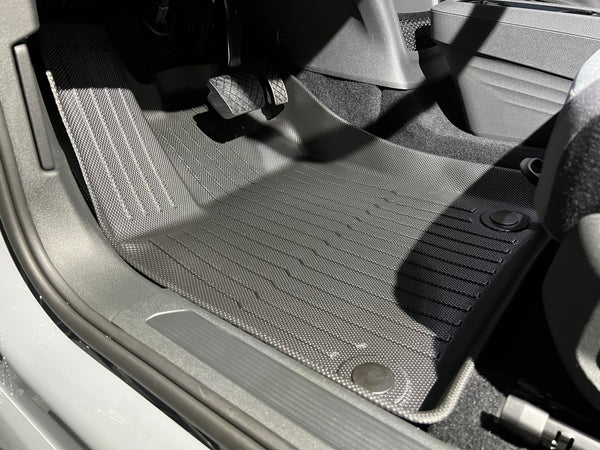 VW ID.3 floor mat set - 3 pieces - waterproof all-weather mats