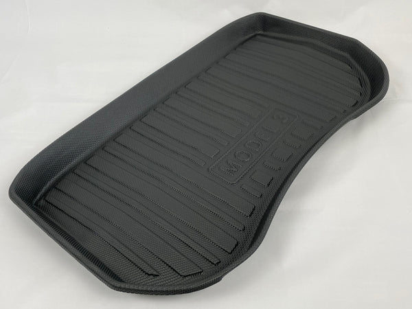 Tesla Model 3 small frunk mat - all-weather protective mat - stripe de –  E-Mobility Shop