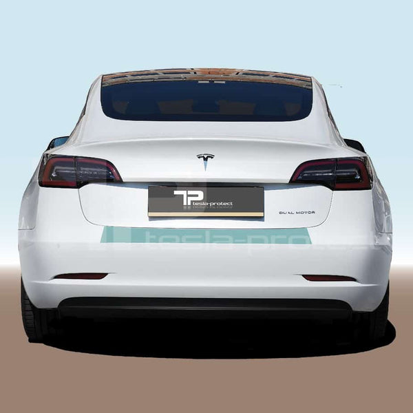 Película protectora para el umbral de carga Tesla Model Y - Juego completo de láminas protectoras para el umbral de carga