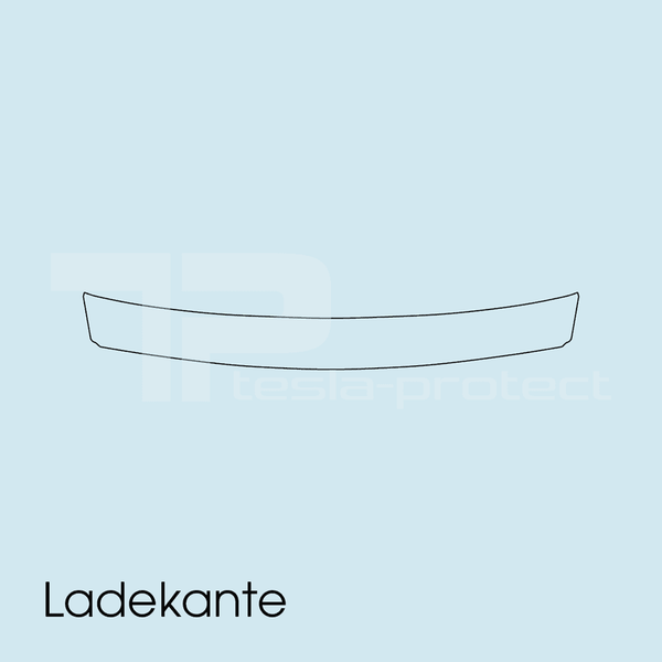 Tesla Model 3 beskyttelsesfilm for lastekanten - lastekantbeskyttelsesfilm i komplett sett