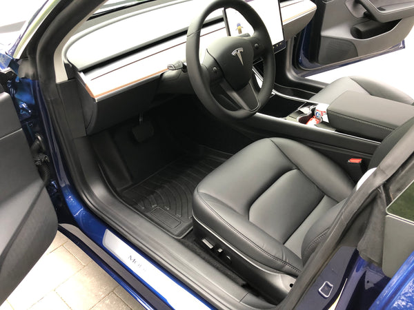 Tesla Model 3 all-weather floor mat set, 2 pieces. - Pre refresh
