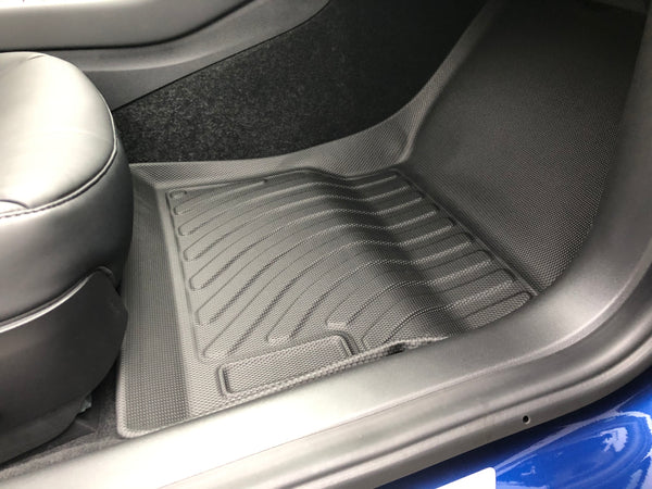 Tesla Model 3 Premium Allwetter-Fußmatten, 3-teiliges Set – E-Mobility Shop