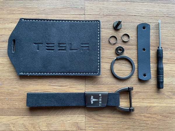 Schlüsselkarten / Key-Card Cover mit Logo für Tesla Schlüsselkarten