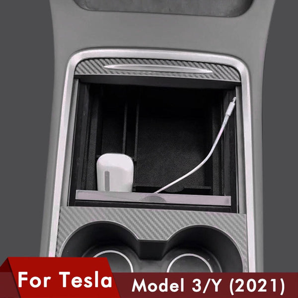 Organizer Box mit Ladekabel-Durchführung - Tesla Model 3, E-Mobility Shop