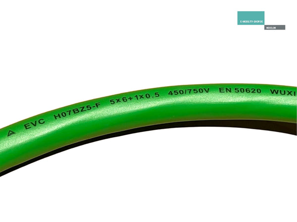 7,5 Meter Ladekabel für Elektroautos 32A 3-phasig, 22kW, Typ2/Typ2, E-Mobility Shop